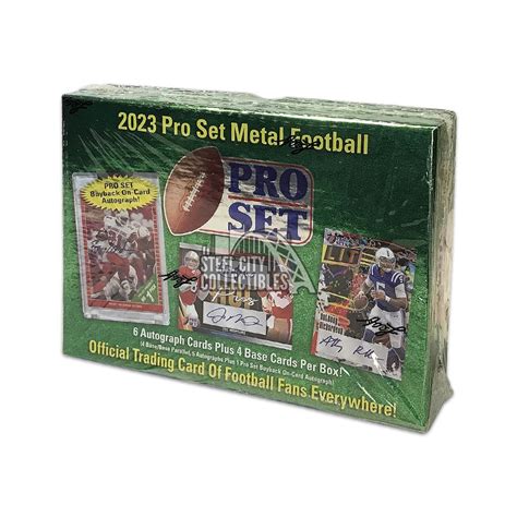 2023 pro set metal football hobby box|2023 pro set metal football.